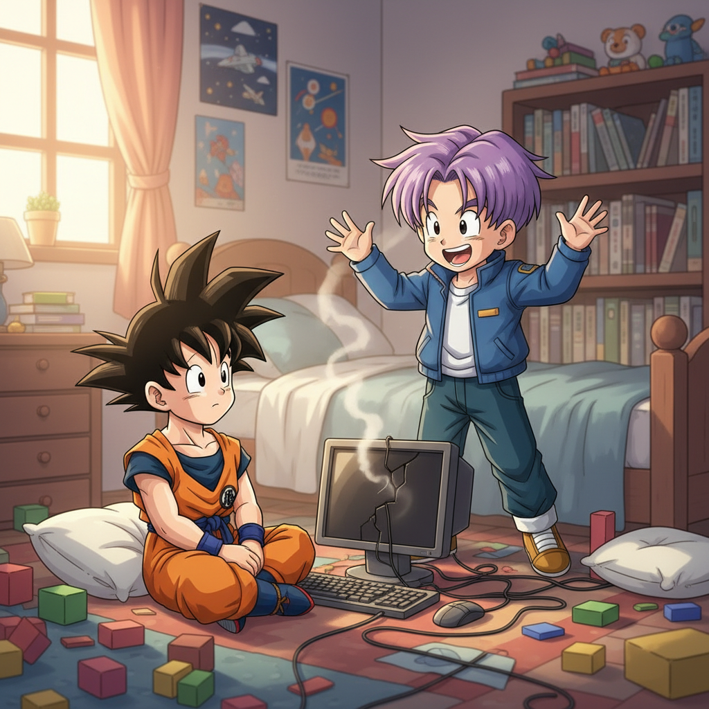 Gohan's Minecraft Mishap!
