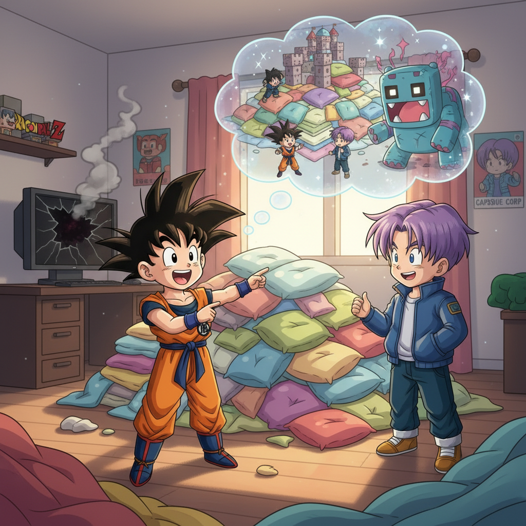 Gohan's Minecraft Mishap!