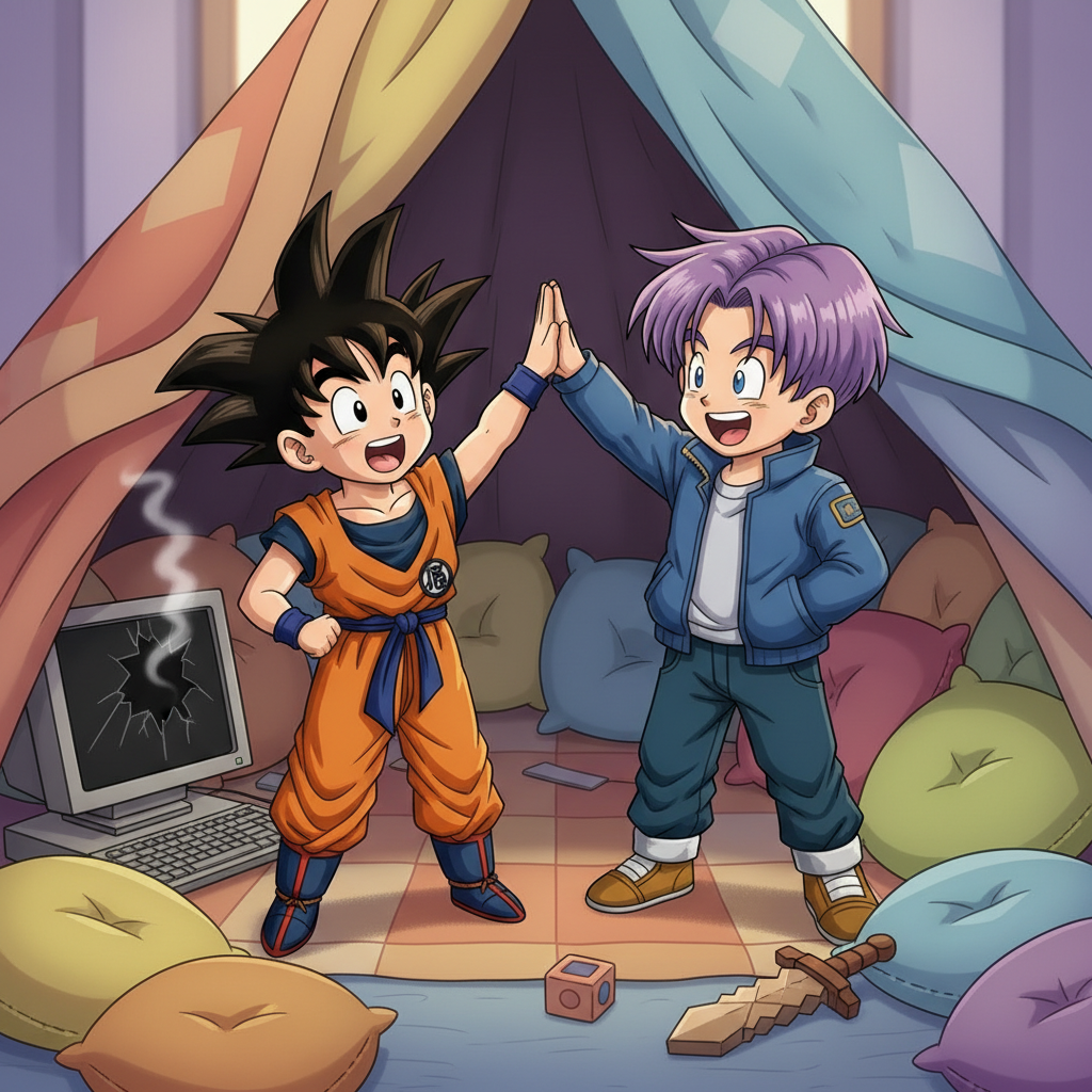 Gohan's Minecraft Mishap!