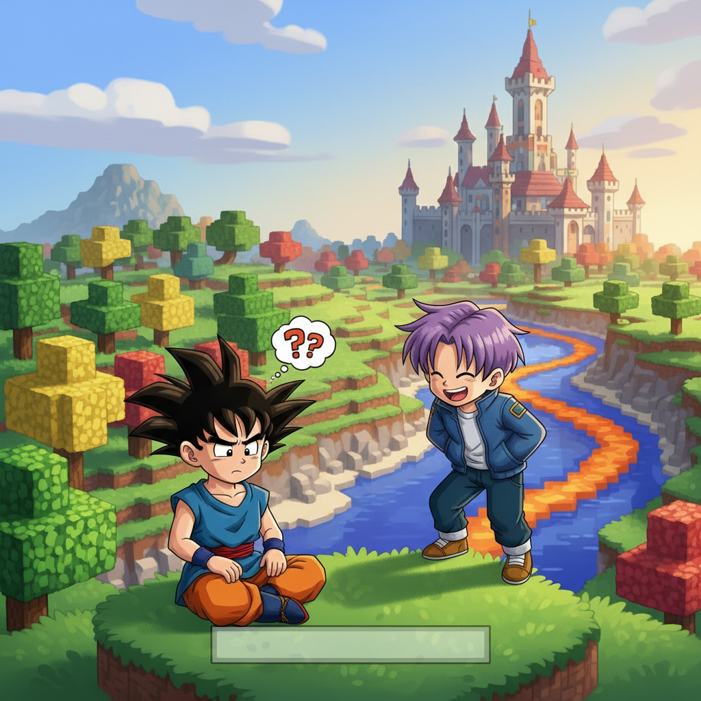 Gohan's Minecraft Mishap!