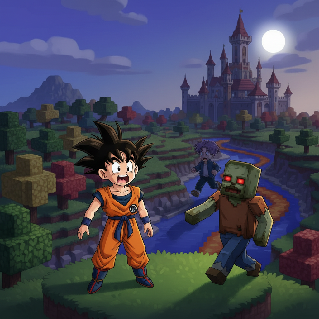 Gohan's Minecraft Mishap!