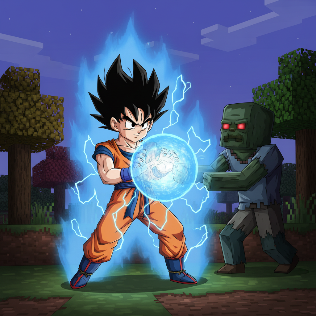 Gohan's Minecraft Mishap!