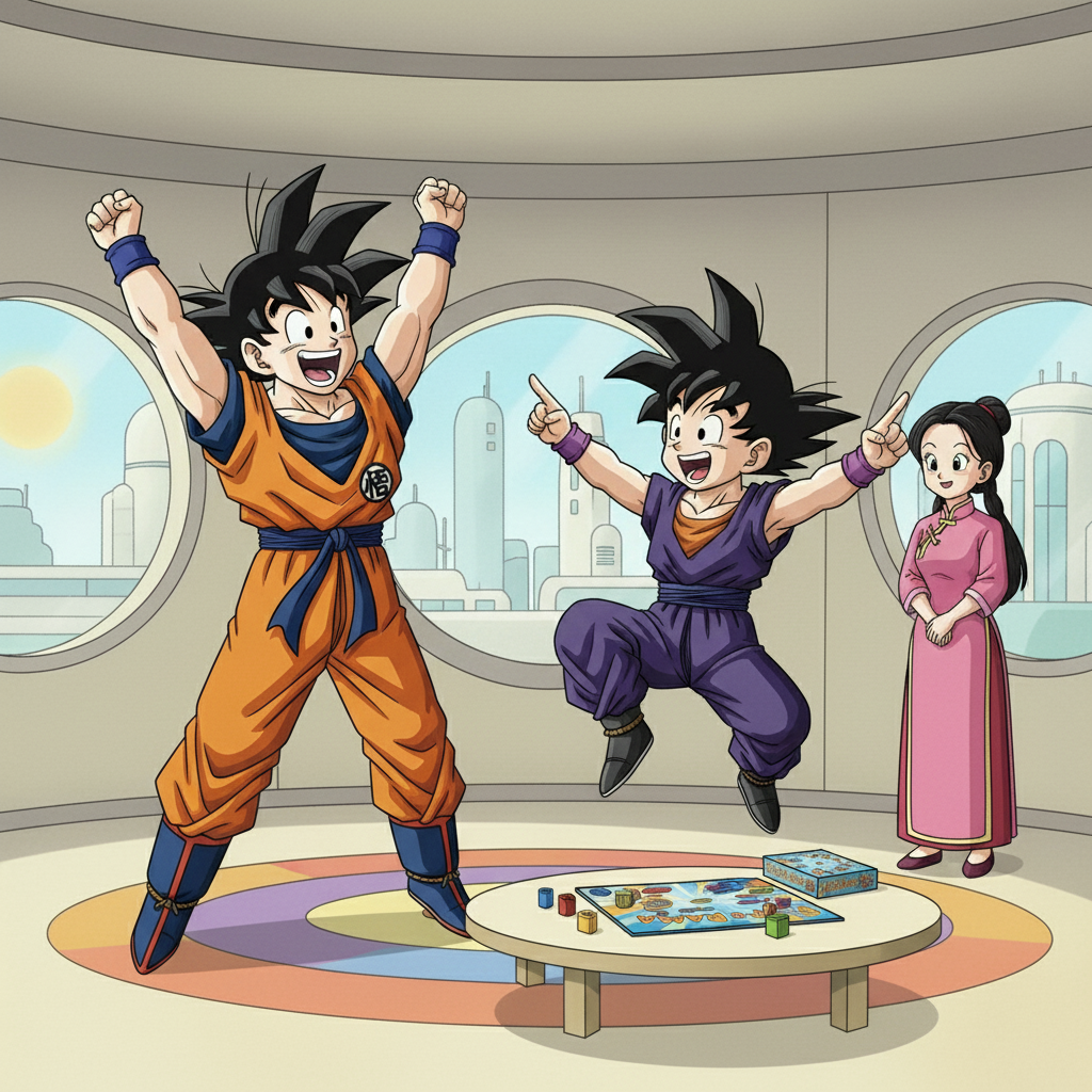 Goku's Game Day Surprise!