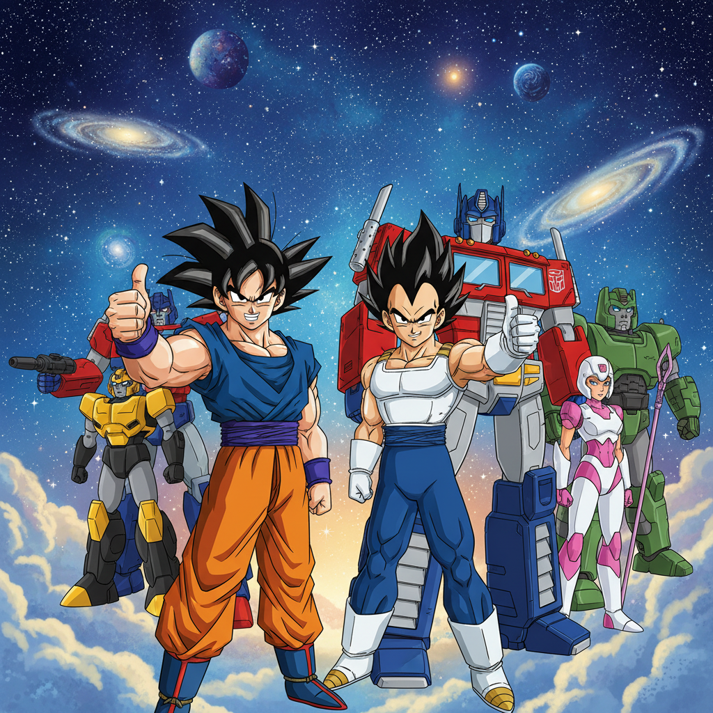 Goku and Vegeta: The Great Saiyan Transformation!