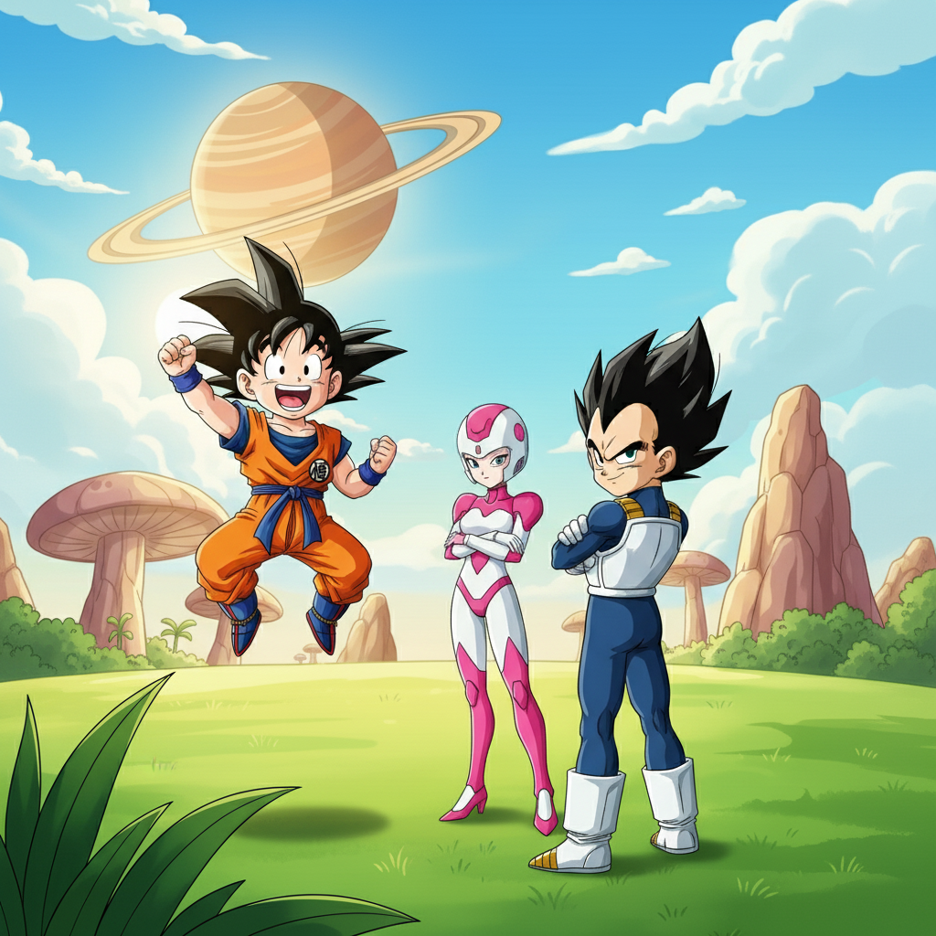 Goku and Vegeta: The Great Saiyan Transformation!