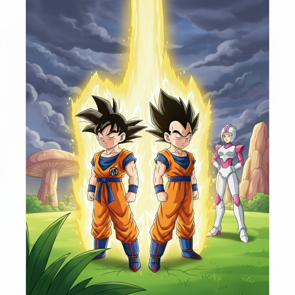 Goku and Vegeta: The Great Saiyan Transformation!