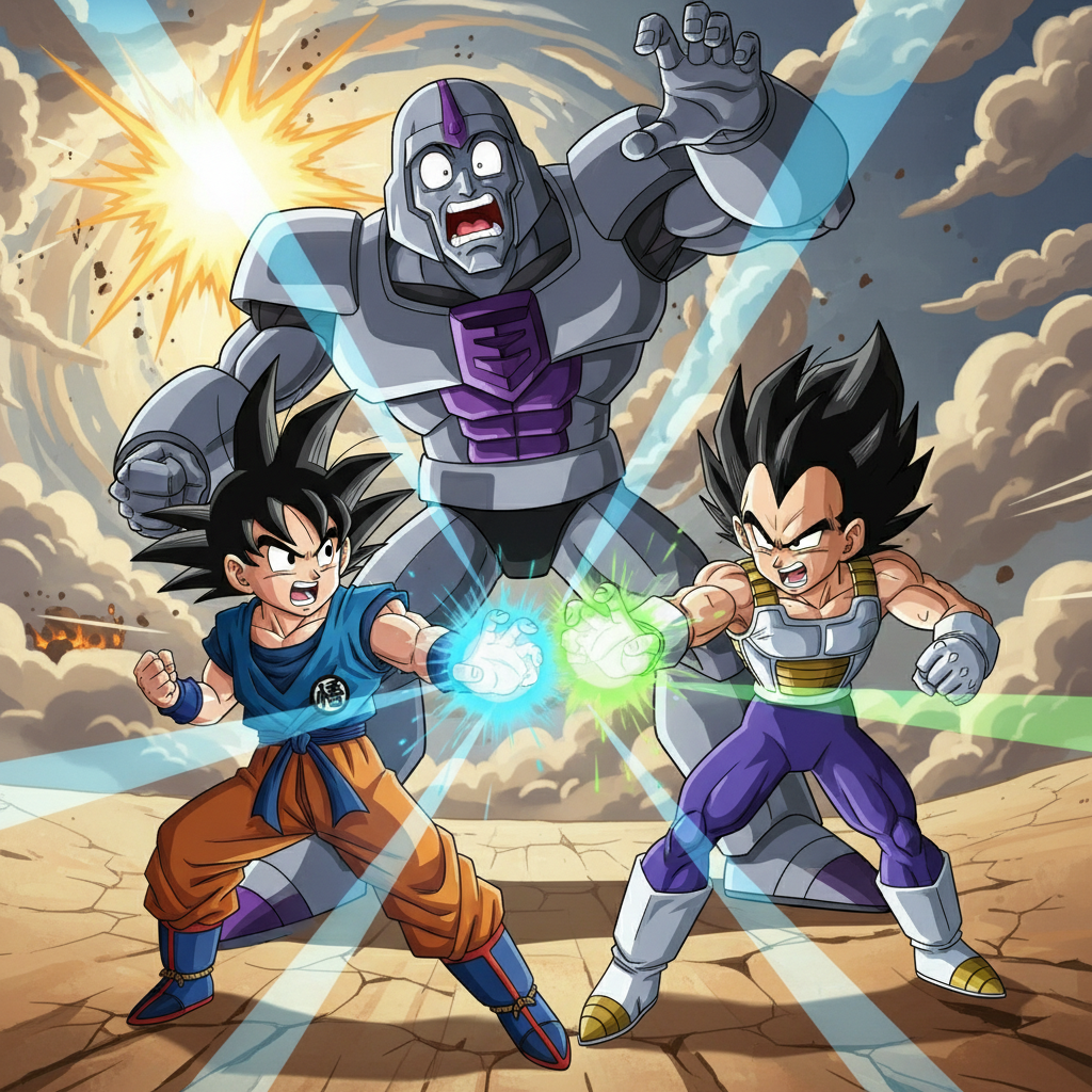 Goku and Vegeta: The Great Saiyan Transformation!