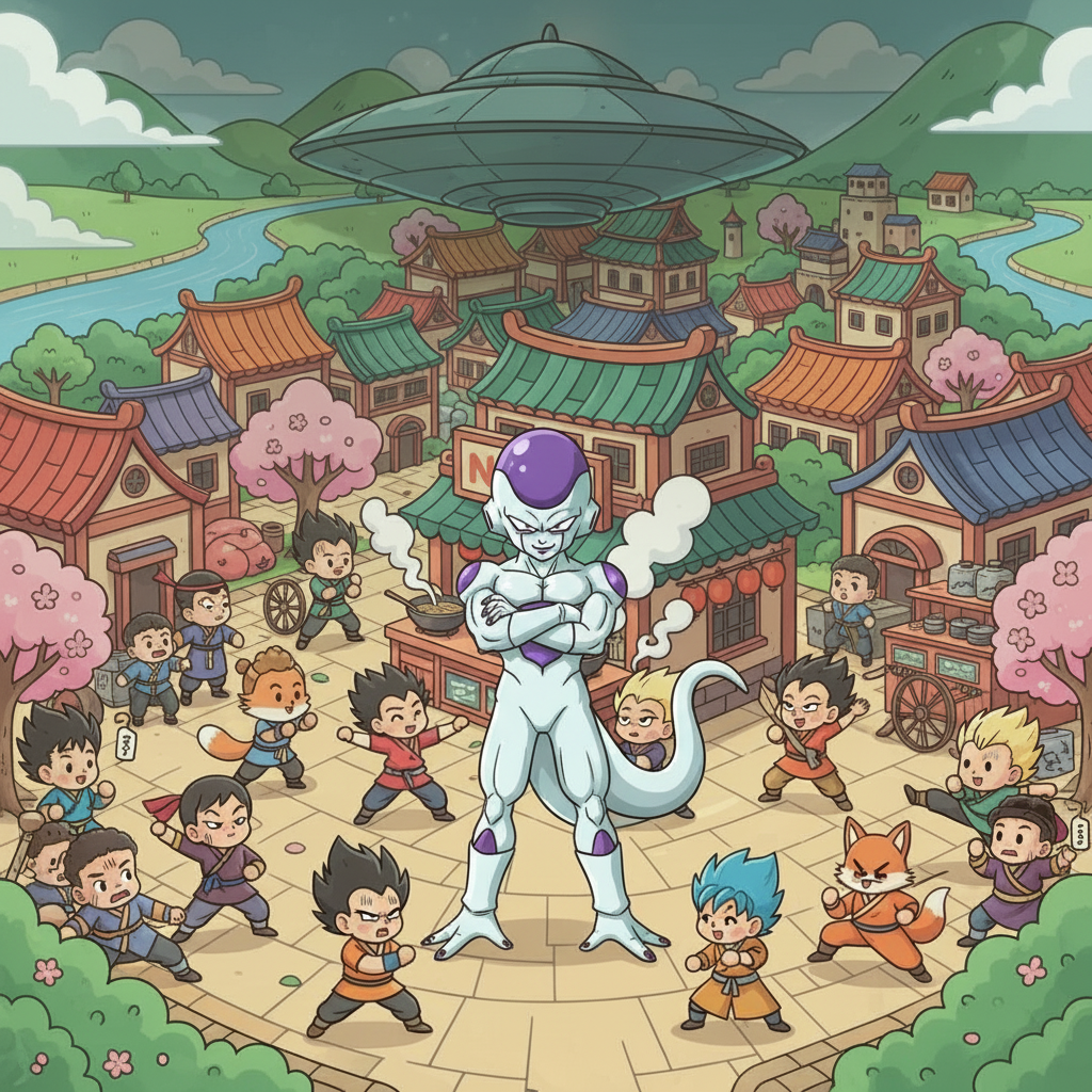 Goku and the Furious Five!