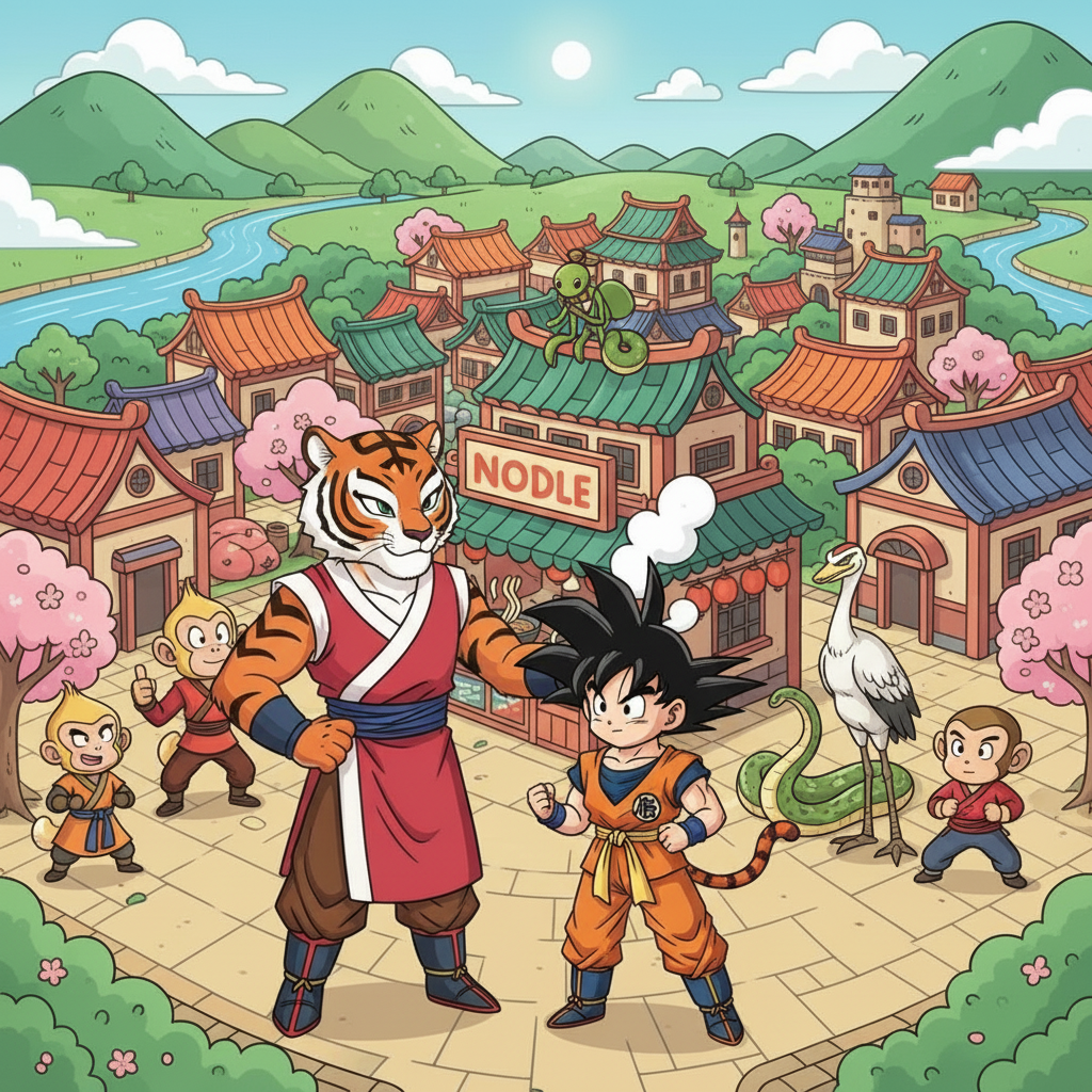 Goku and the Furious Five!