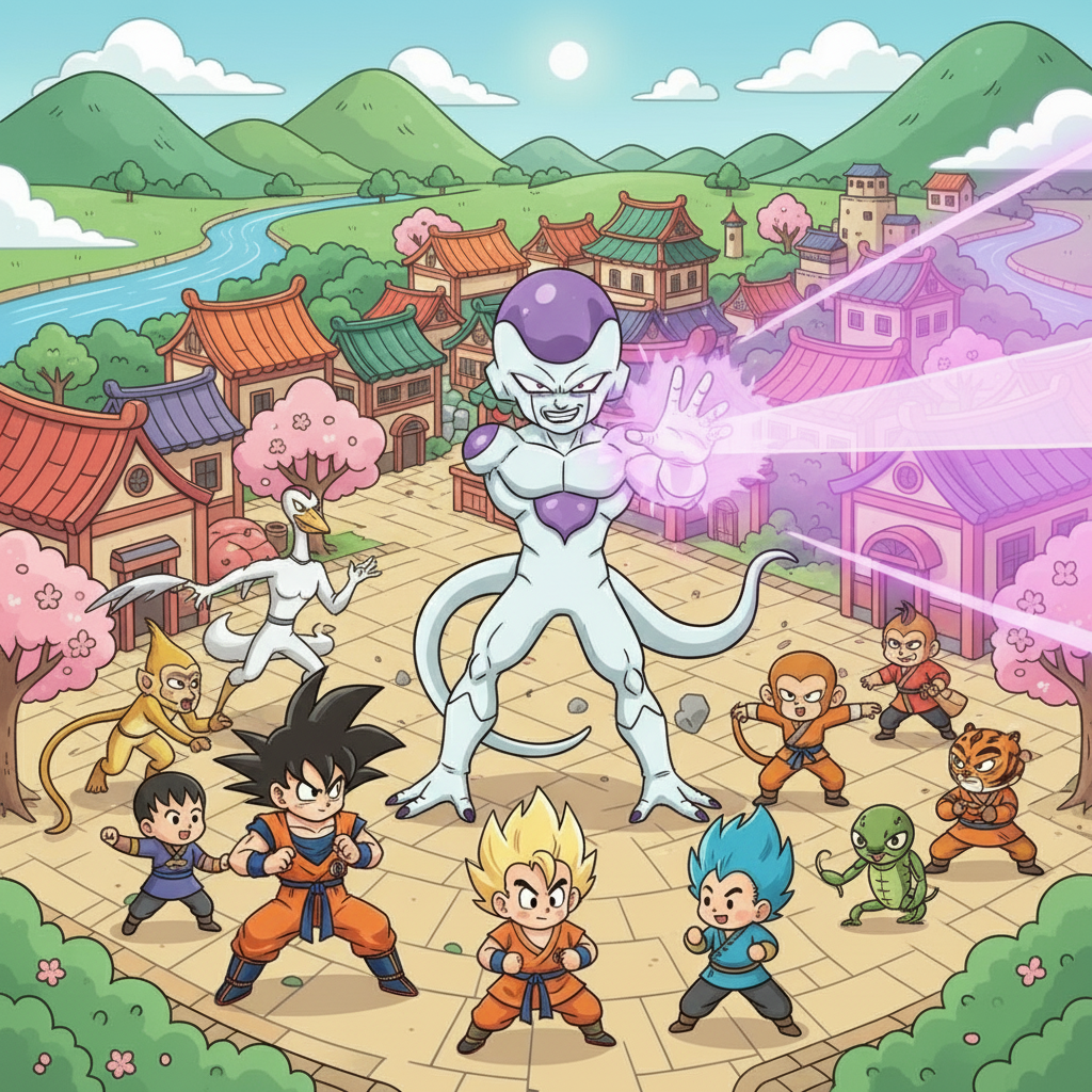Goku and the Furious Five!