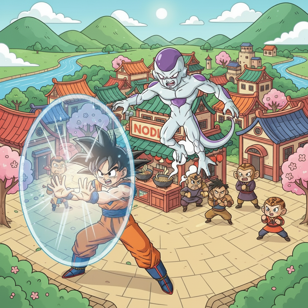 Goku and the Furious Five!