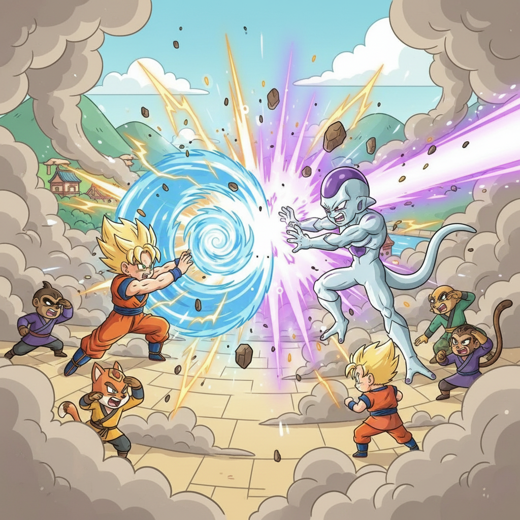 Goku and the Furious Five!