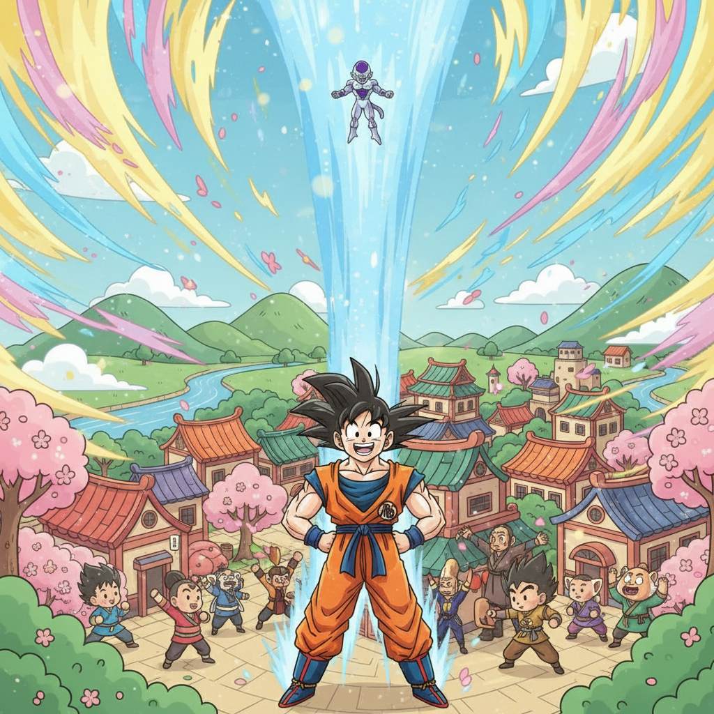 Goku and the Furious Five!