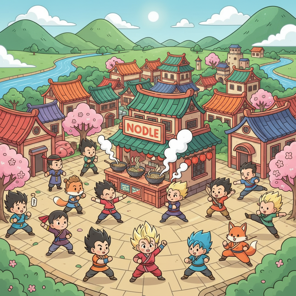 Goku and the Furious Five!