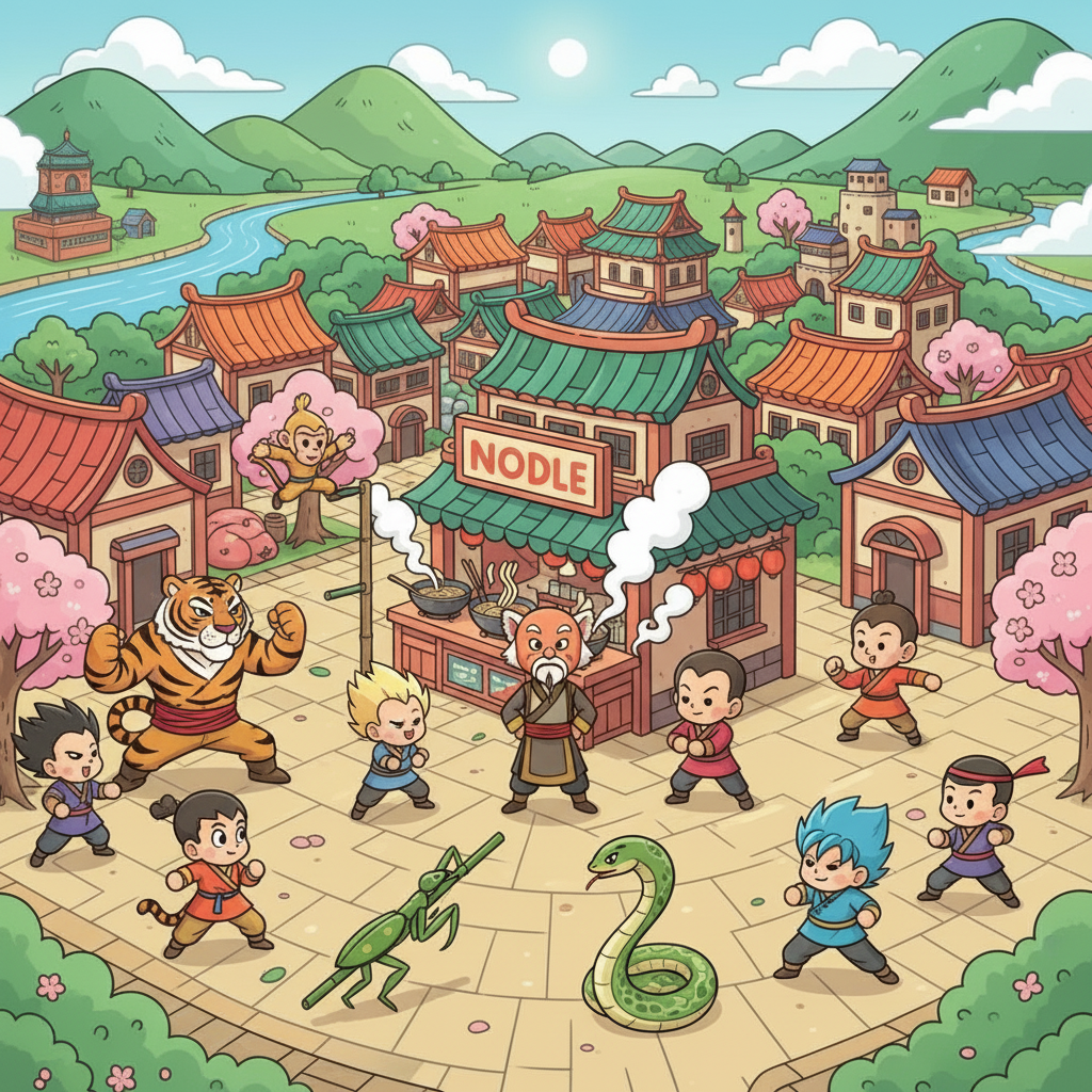 Goku and the Furious Five!