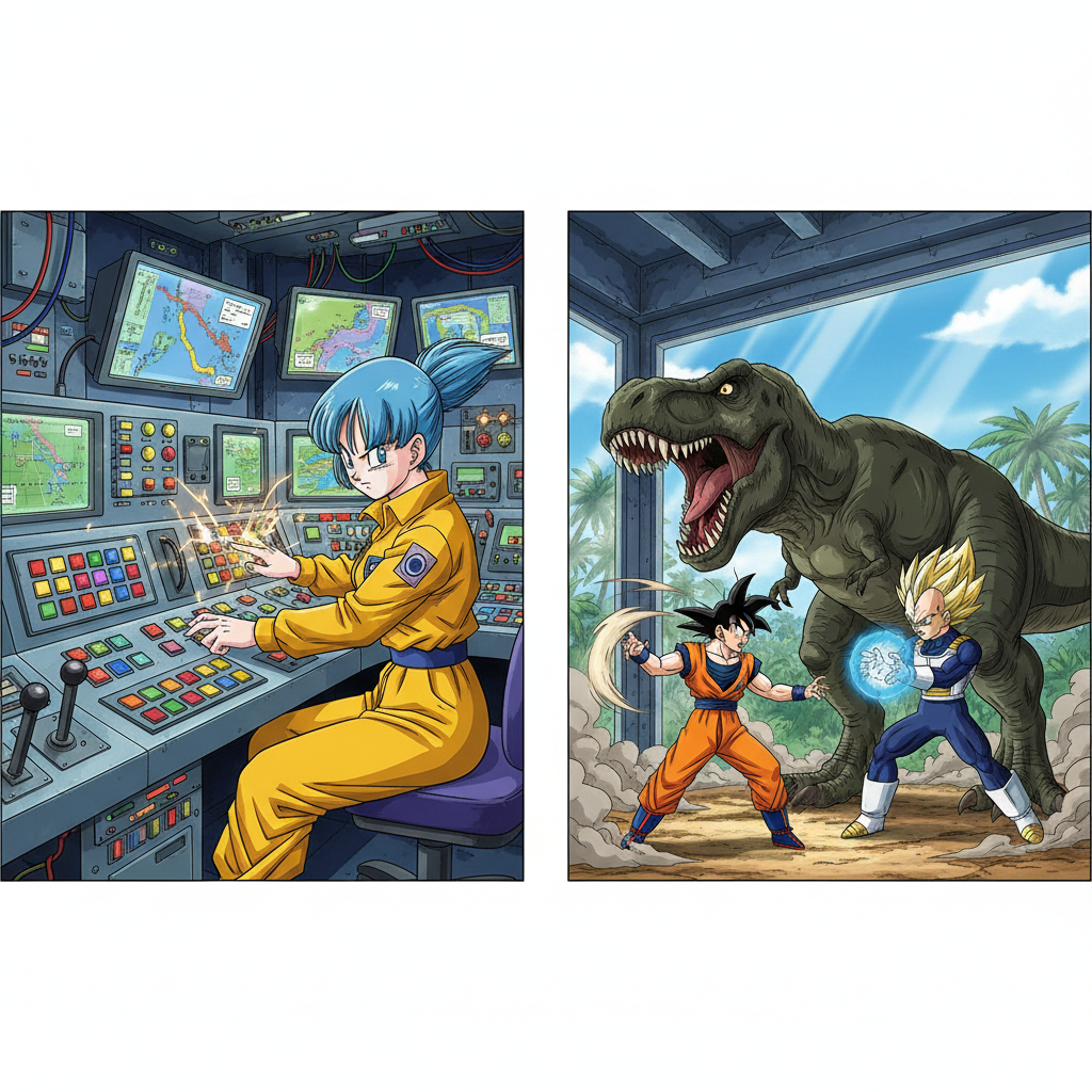 Goku's Dino Adventure!