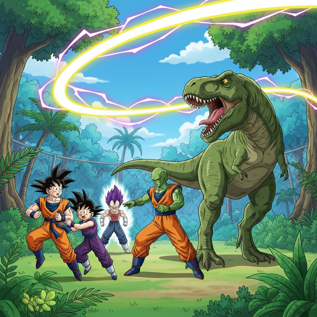 Goku's Dino Adventure!
