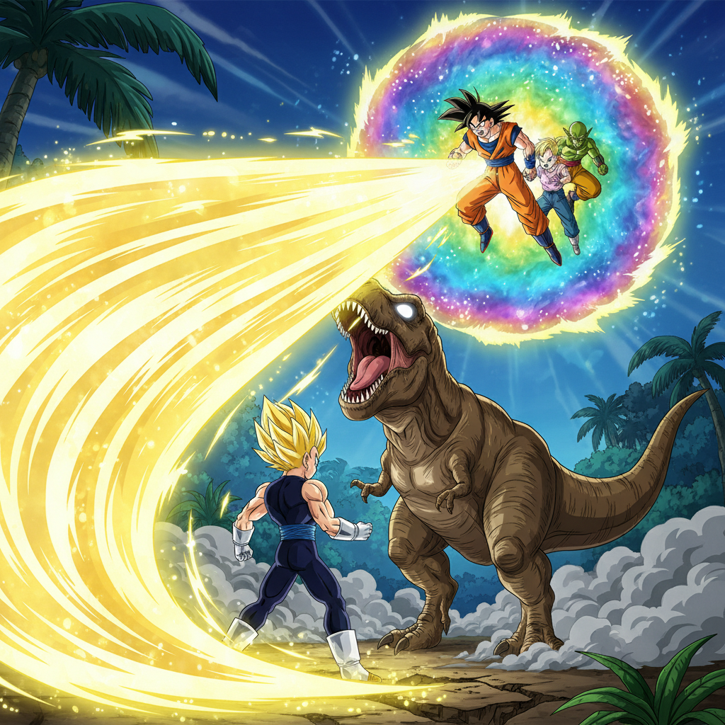 Goku's Dino Adventure!