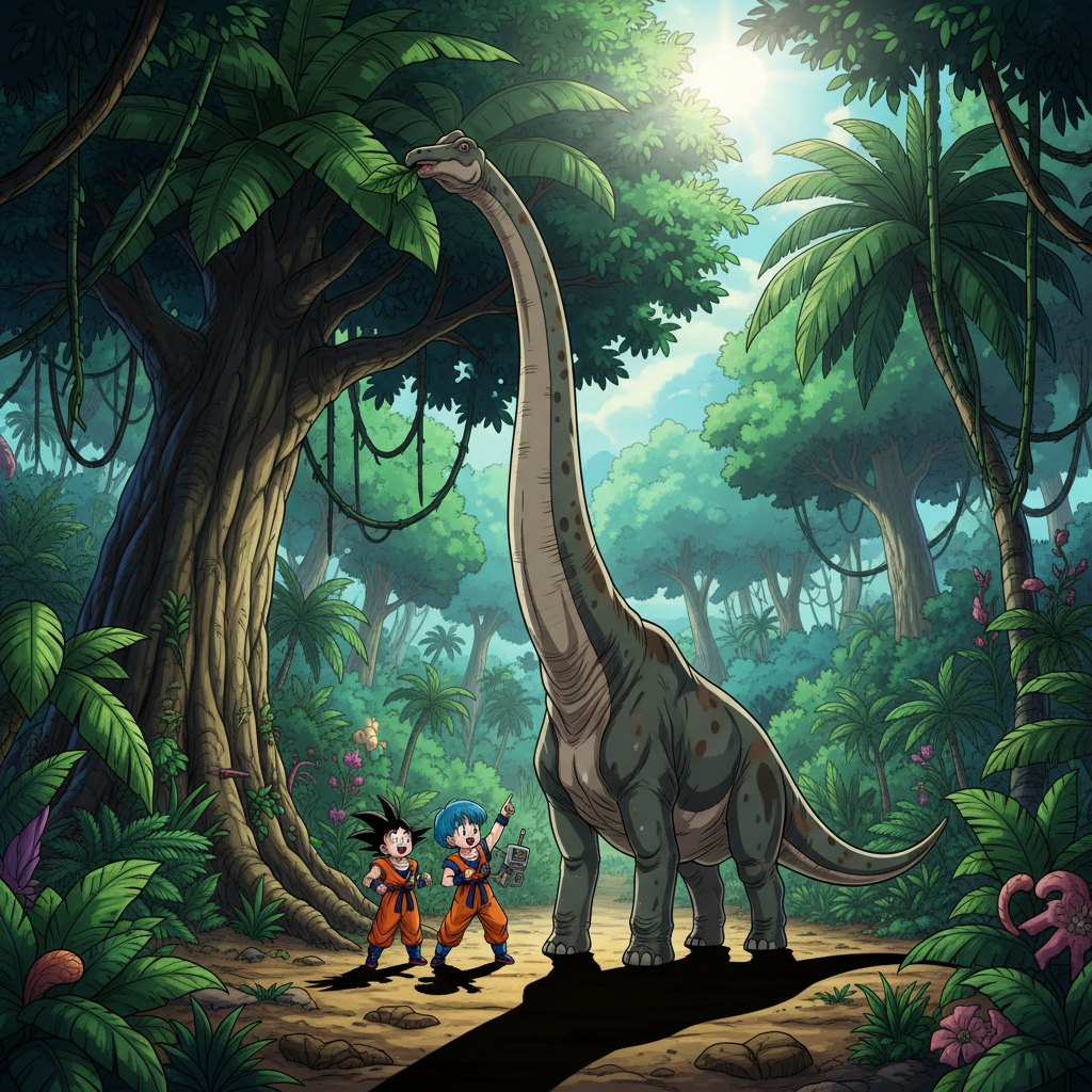Goku's Dino Adventure!