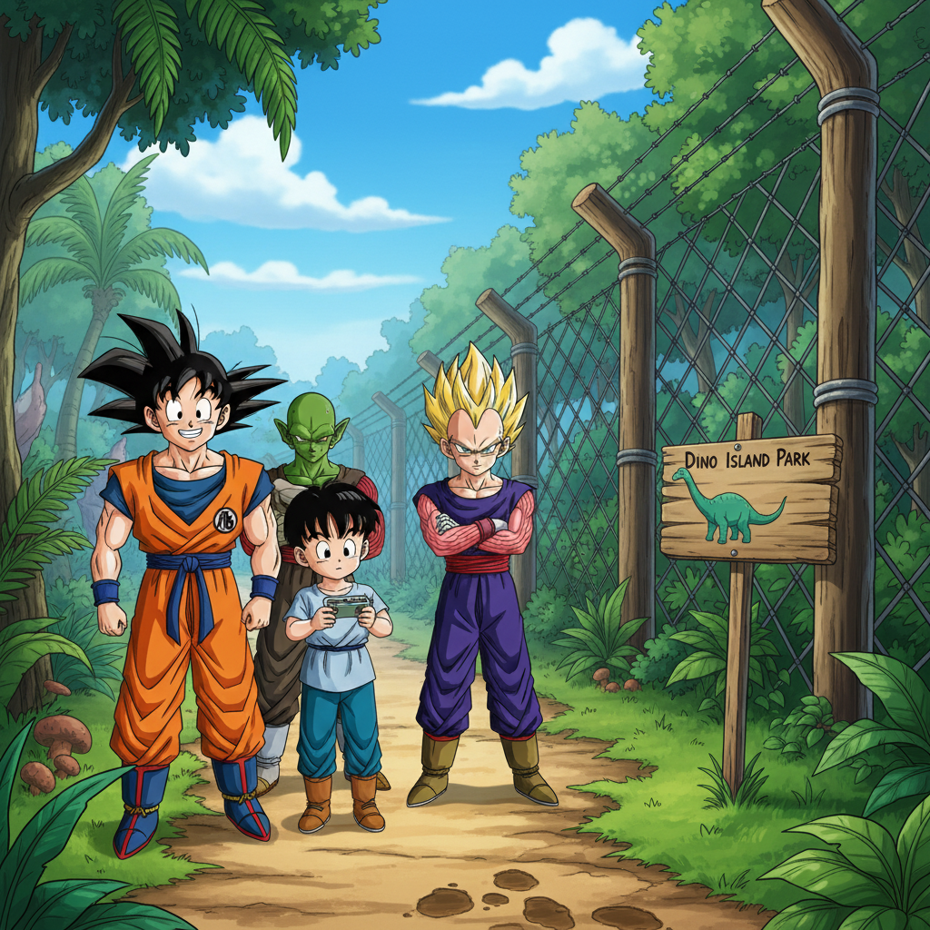 Goku's Dino Adventure!