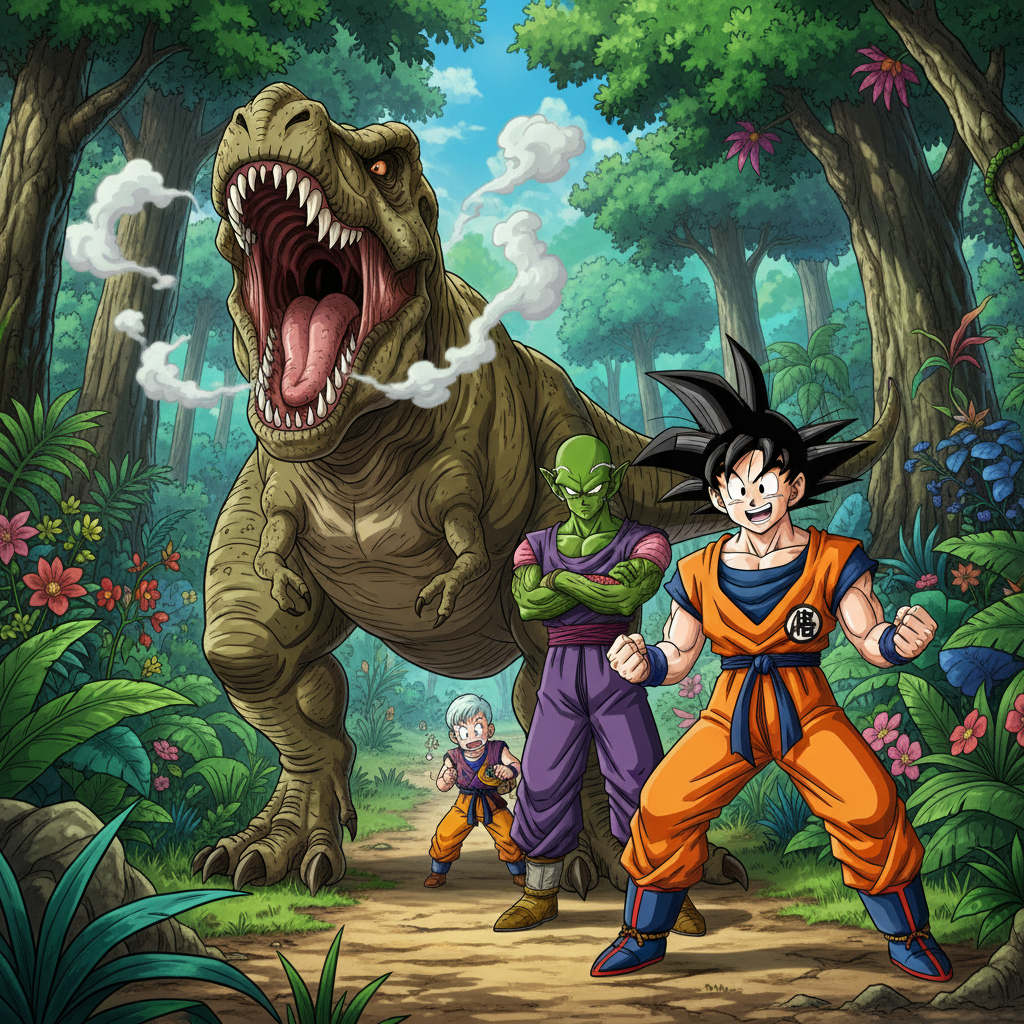 Goku's Dino Adventure!