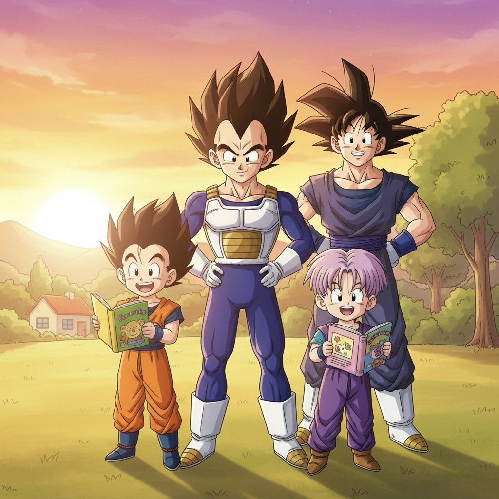 Gohan and Trunks' Big Word Adventure