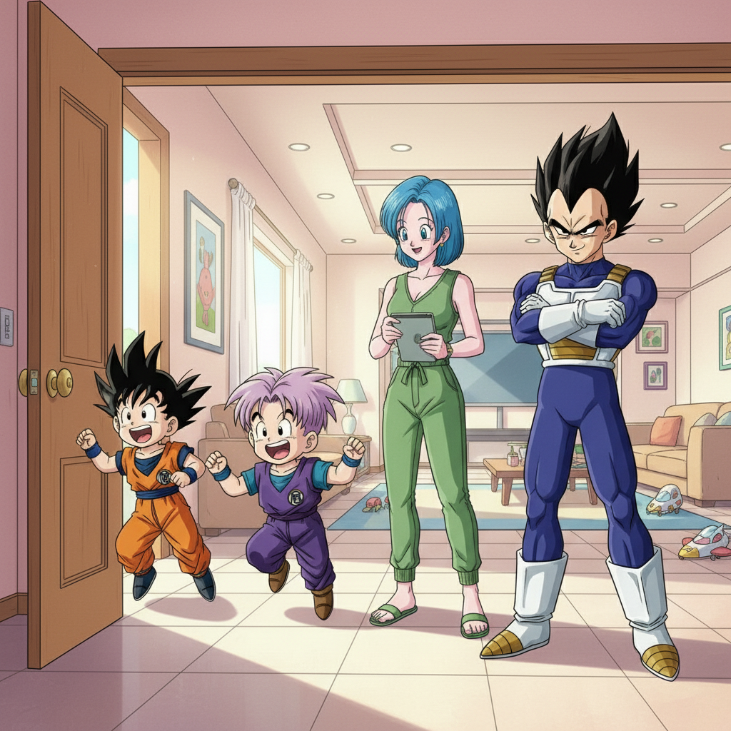 Gohan and Trunks' Big Word Adventure