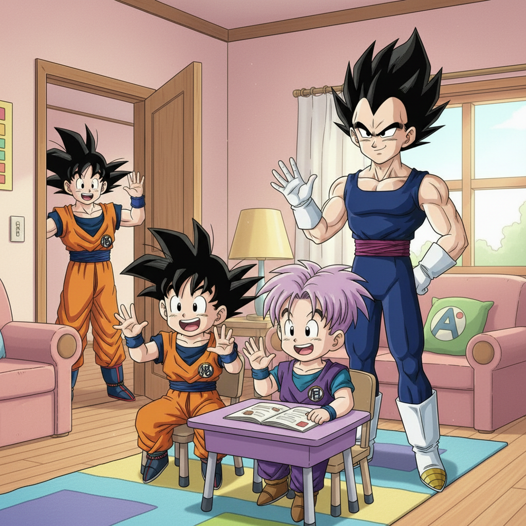 Gohan and Trunks' Big Word Adventure