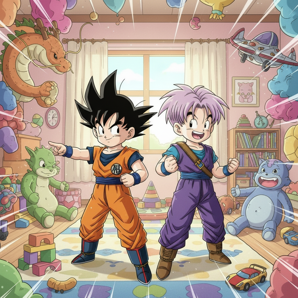 Gohan and Trunks' Big Word Adventure