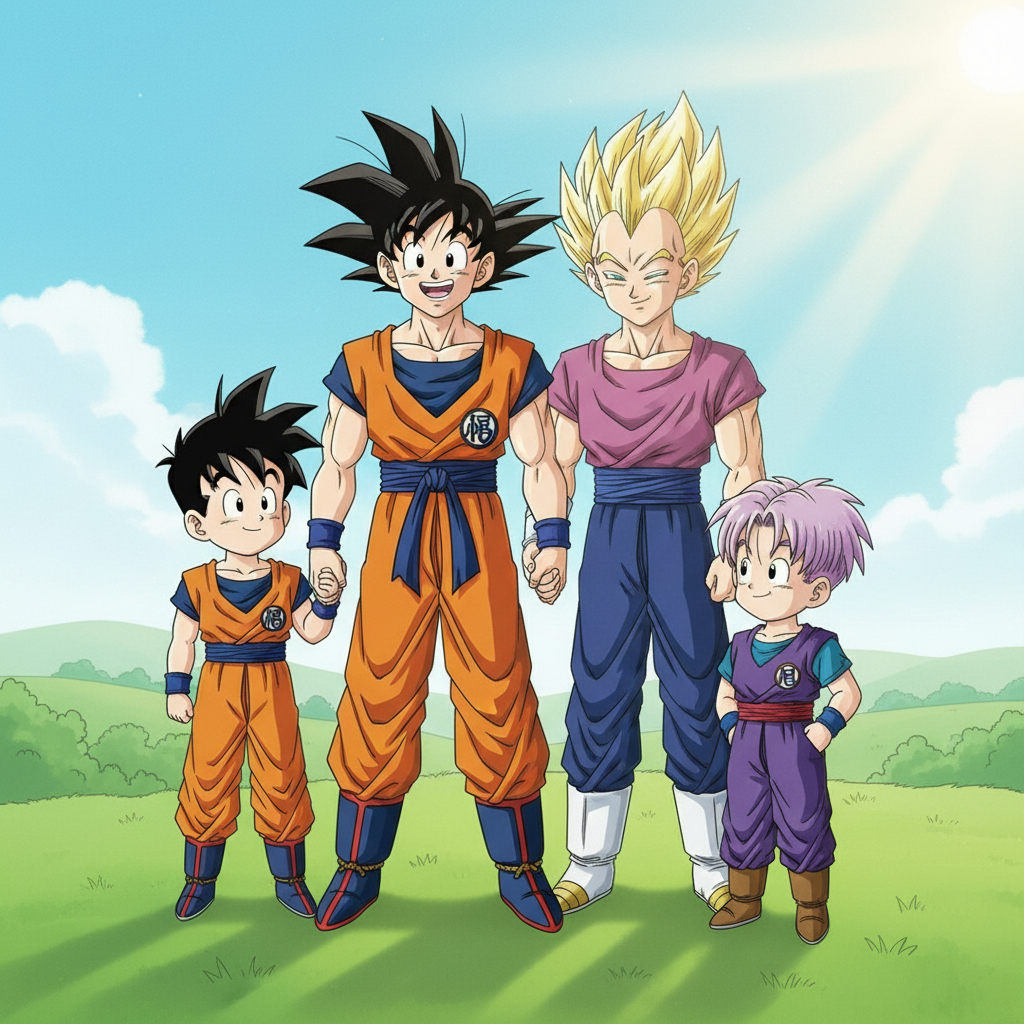 Gohan and Trunks' Big Word Adventure