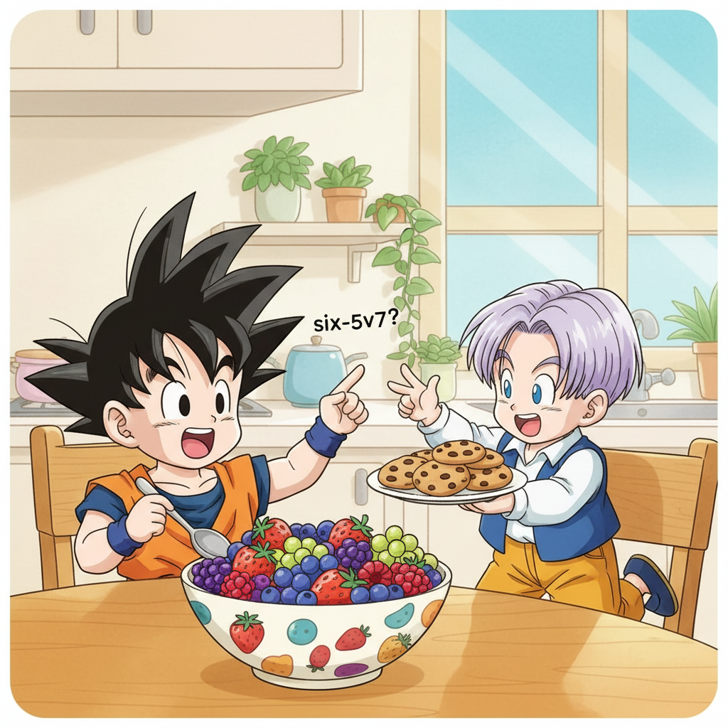 Gohan and Trunks' Big Word Adventure