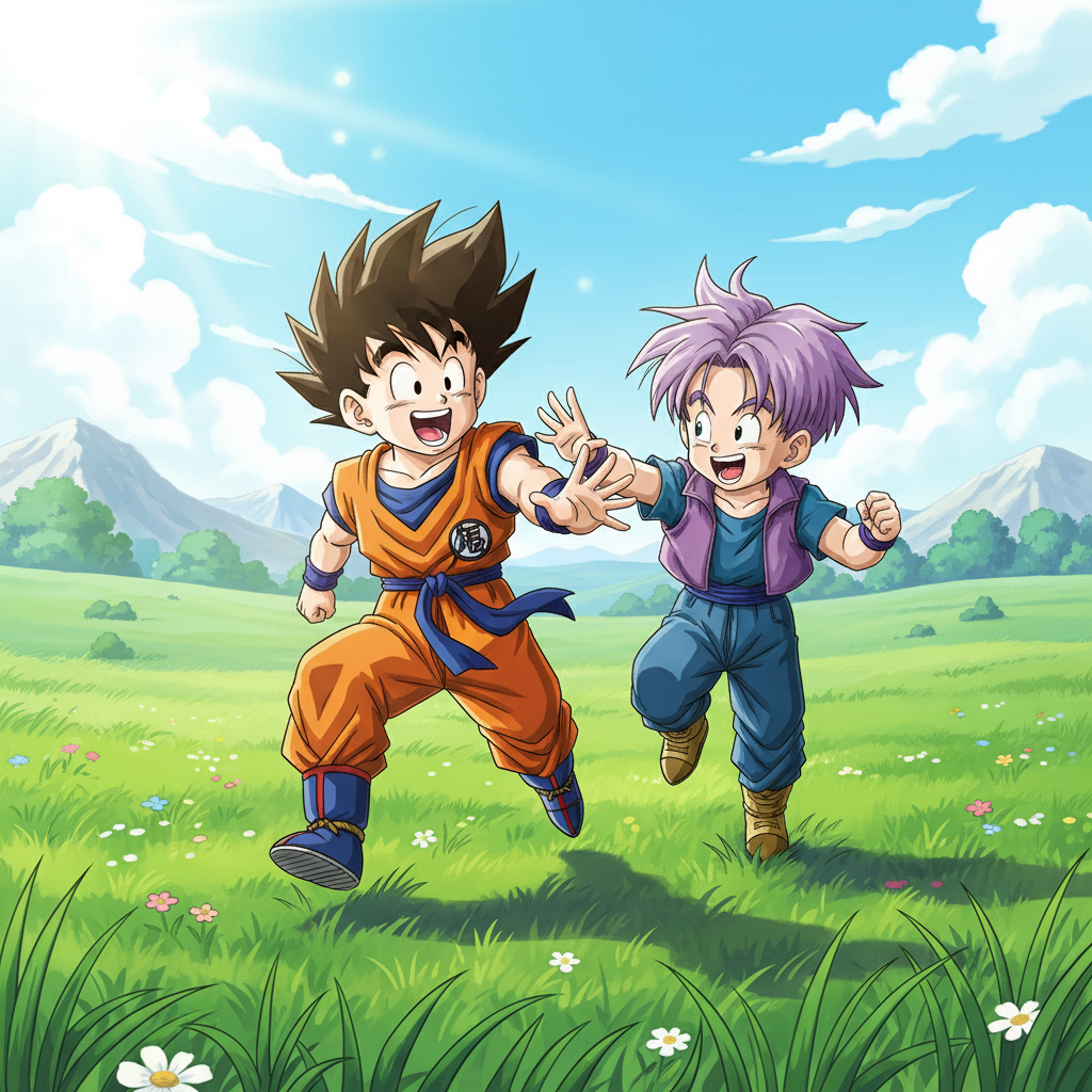 Gohan and Trunks' Big Word Adventure