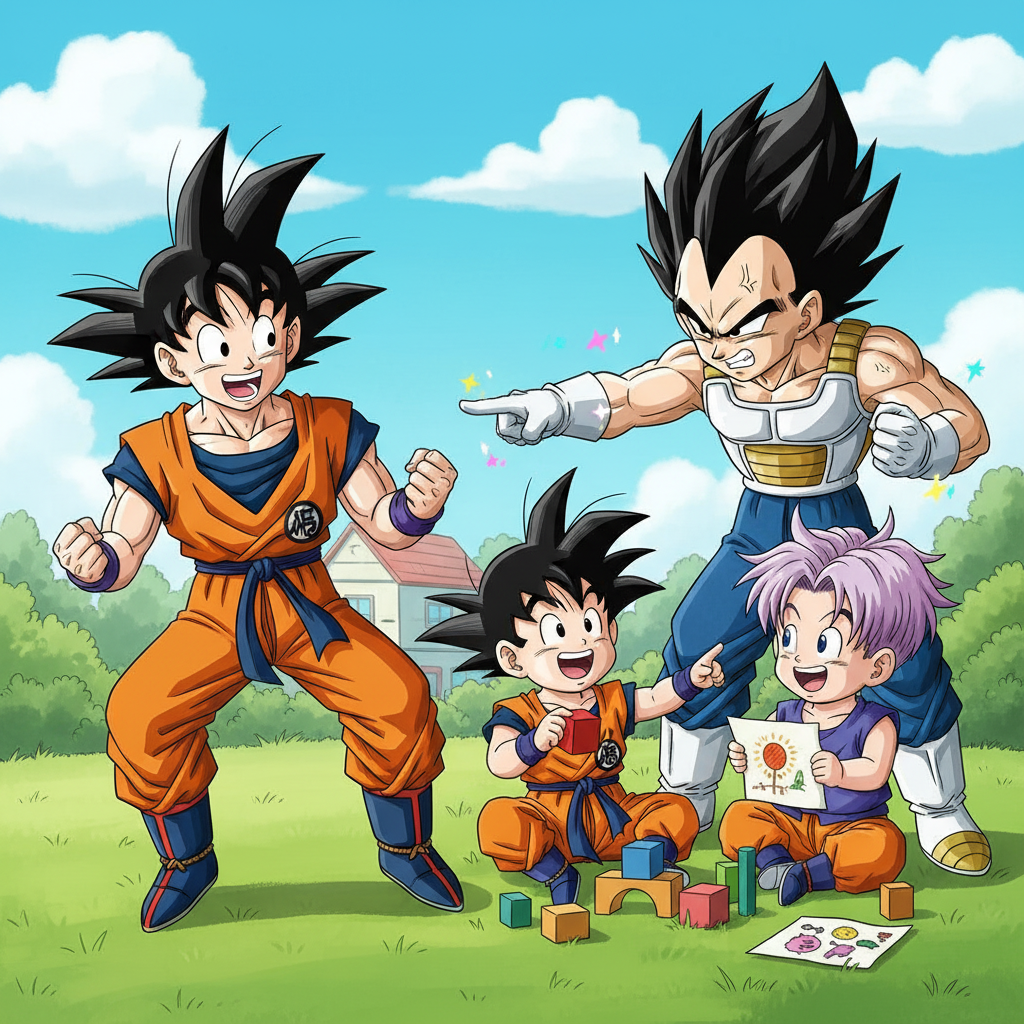 Gohan and Trunks' Big Word Adventure