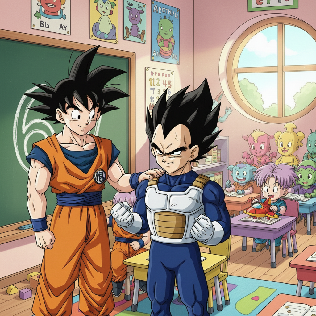 Gohan and Trunks' Big Word Adventure