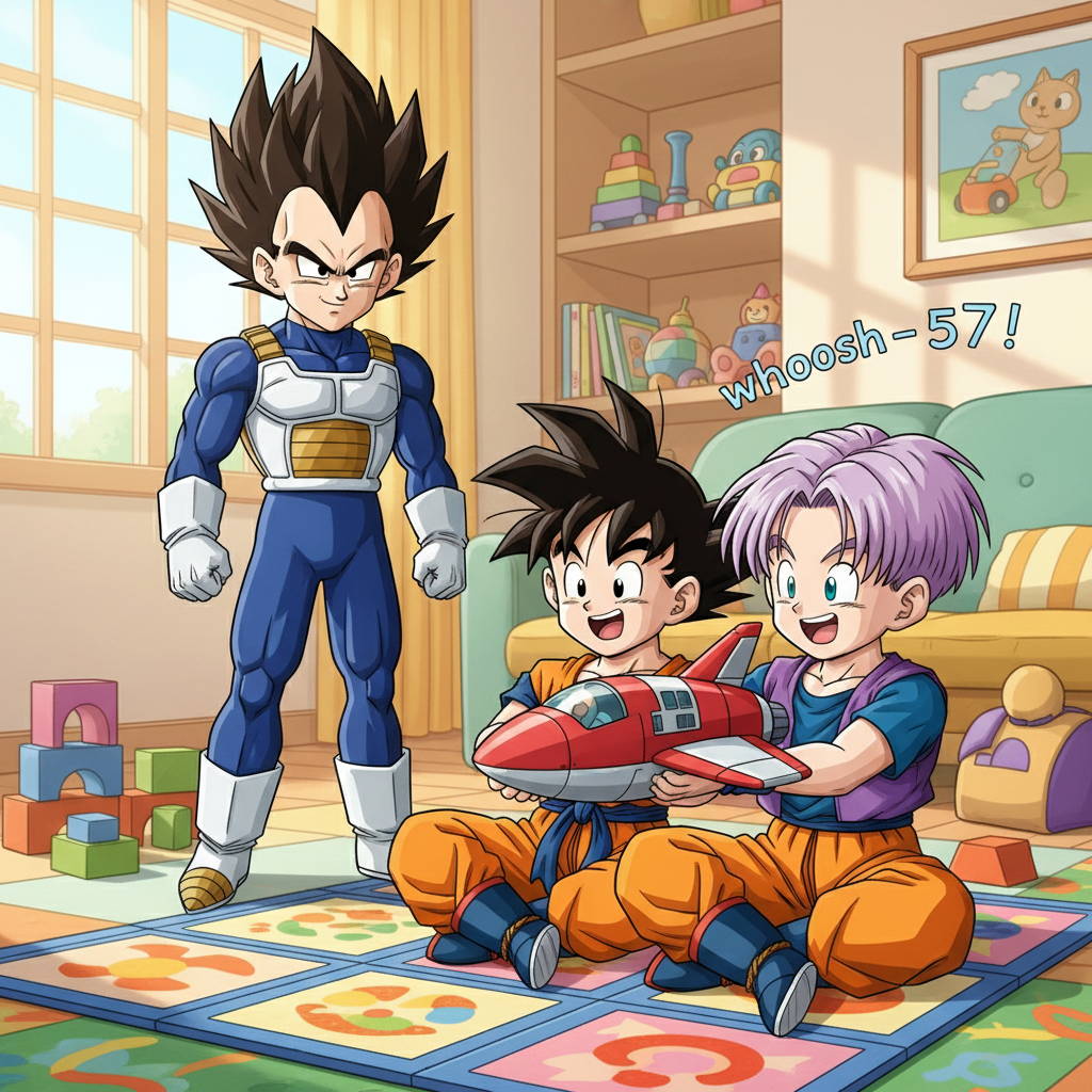 Gohan and Trunks' Big Word Adventure