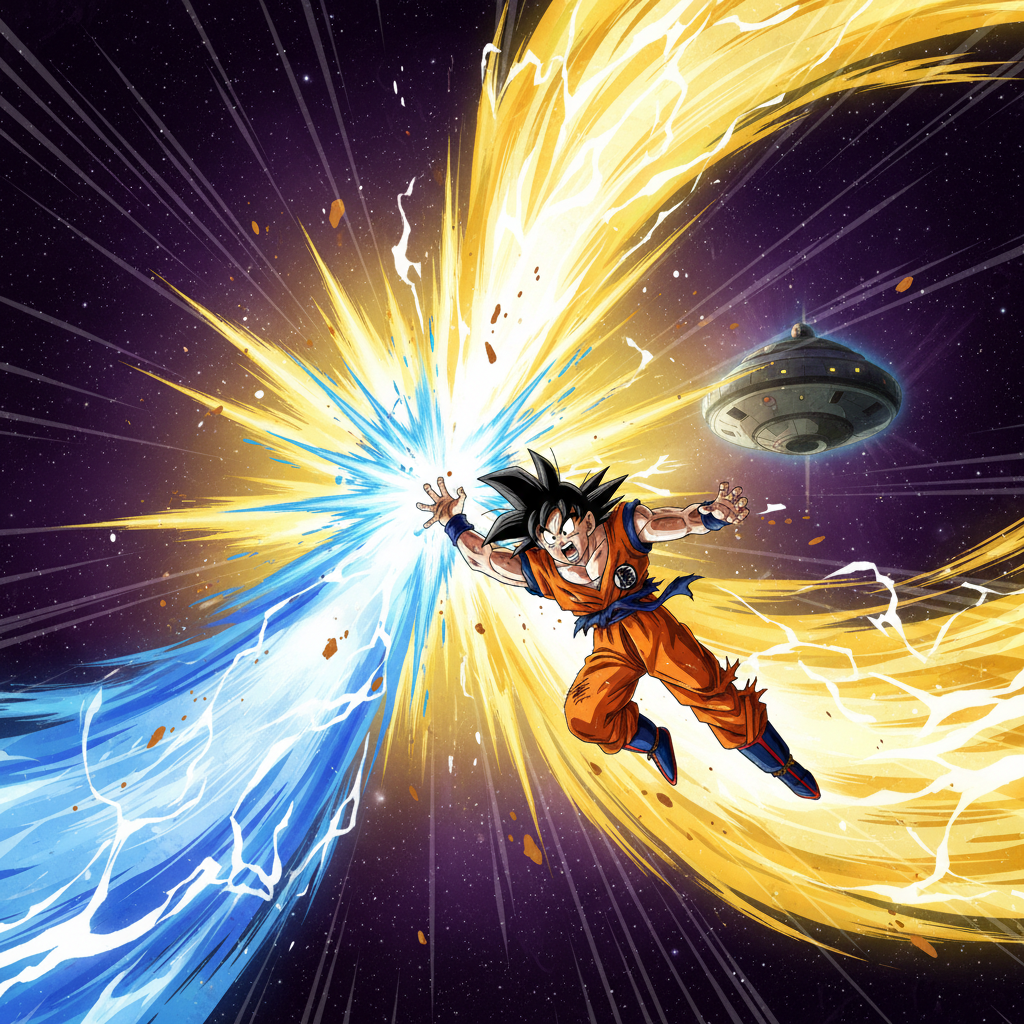 Goku's Time-Traveling Kamehameha!