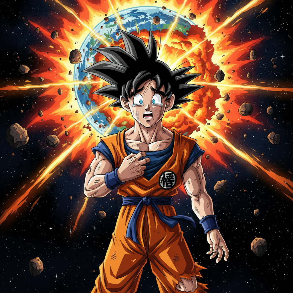 Goku's Time-Traveling Kamehameha!