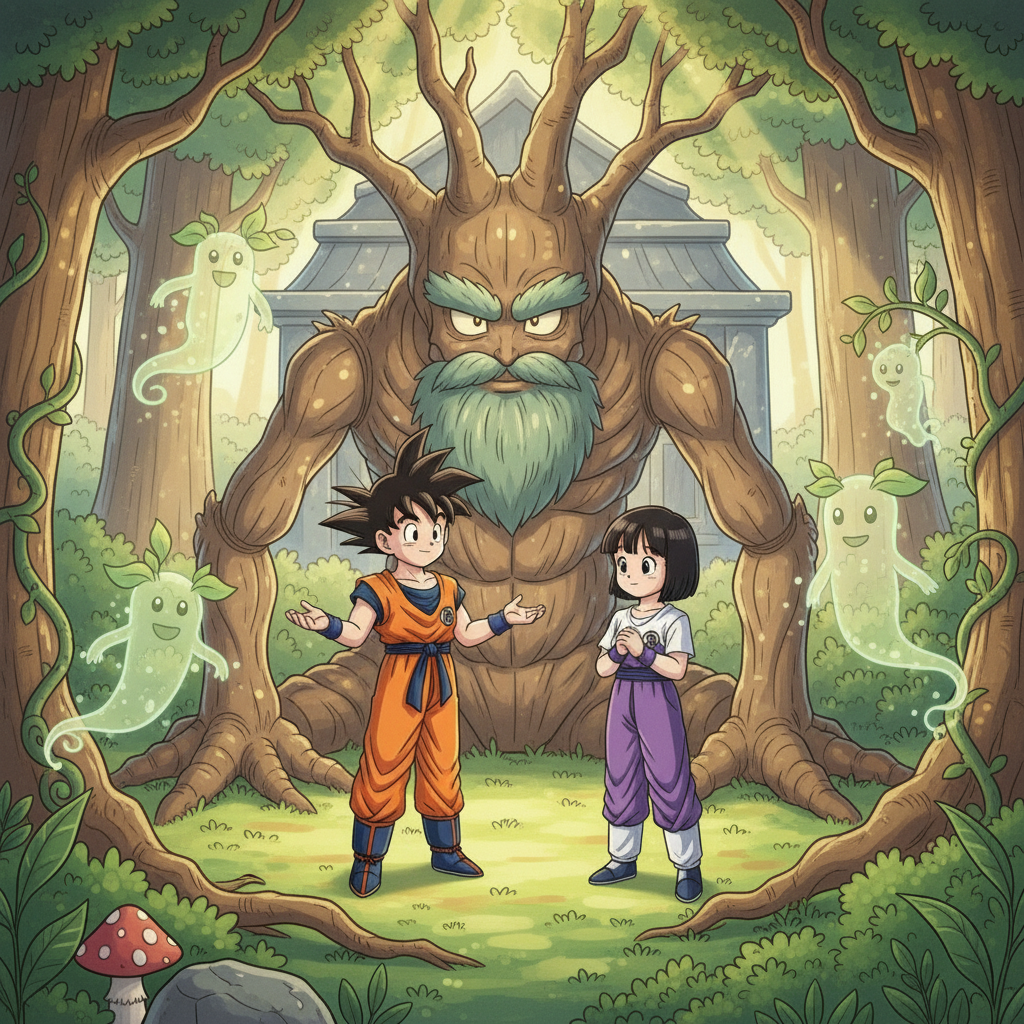 Gohan and Videl's Whispering Woods Adventure