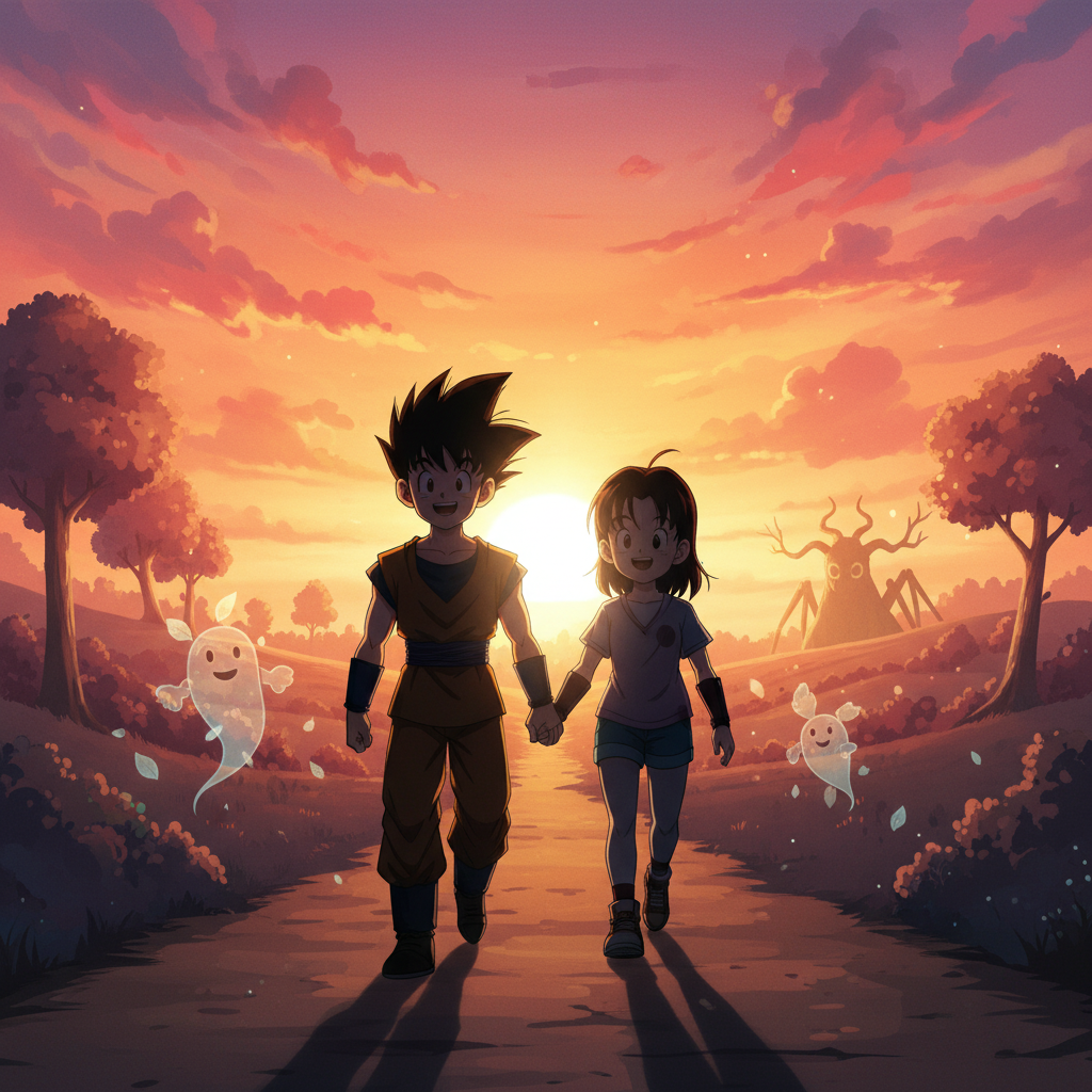 Gohan and Videl's Whispering Woods Adventure