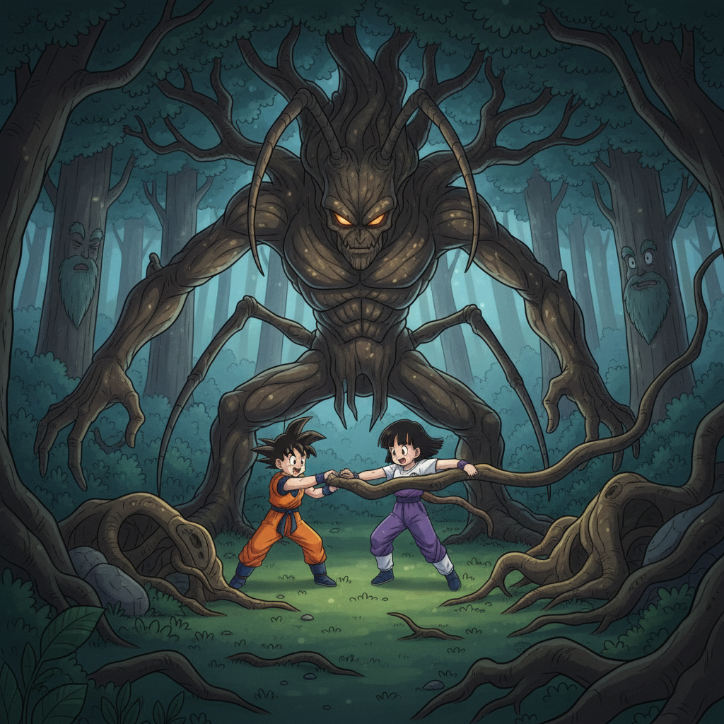 Gohan and Videl's Whispering Woods Adventure