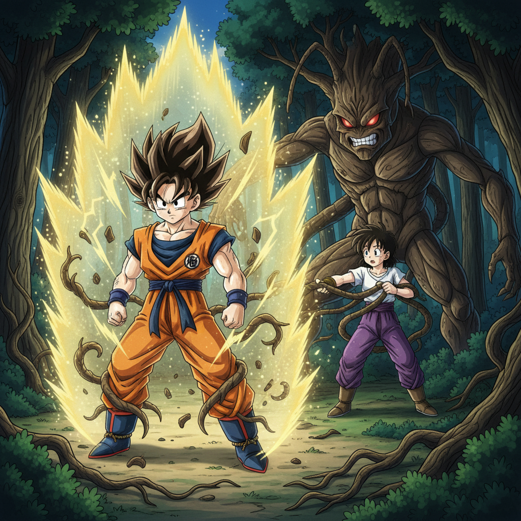 Gohan and Videl's Whispering Woods Adventure