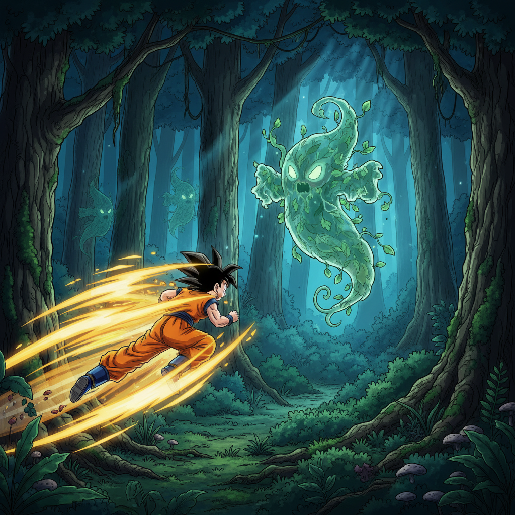 Gohan and Videl's Whispering Woods Adventure