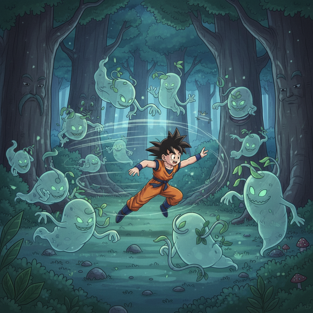 Gohan and Videl's Whispering Woods Adventure