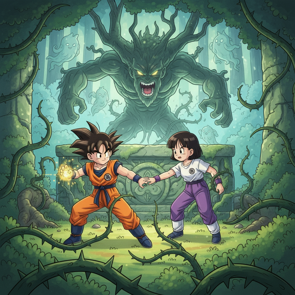 Gohan and Videl's Whispering Woods Adventure