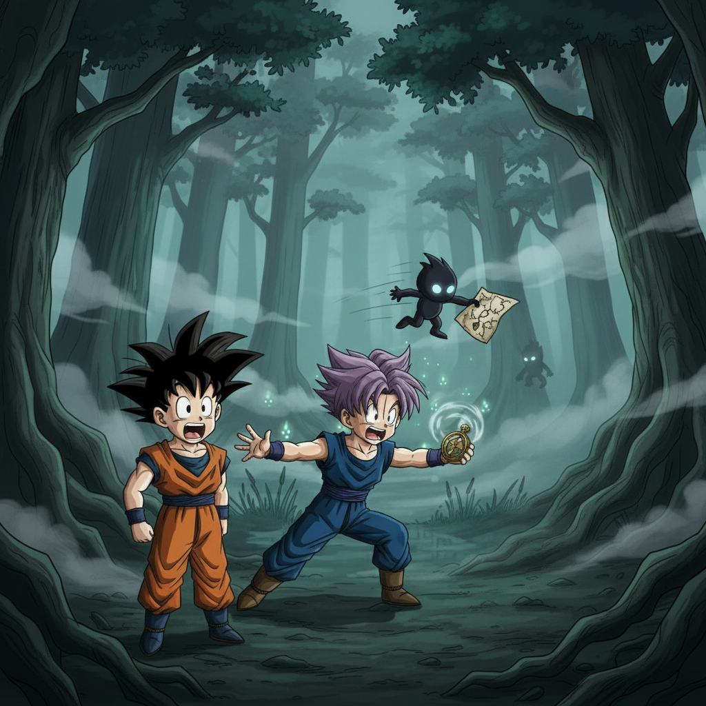 Goten and Trunks: The Mystery of the Swamp Radar