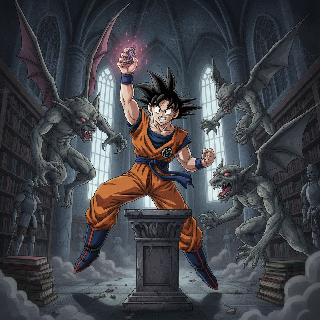 Goku and the Vampire Saiyan's Curse