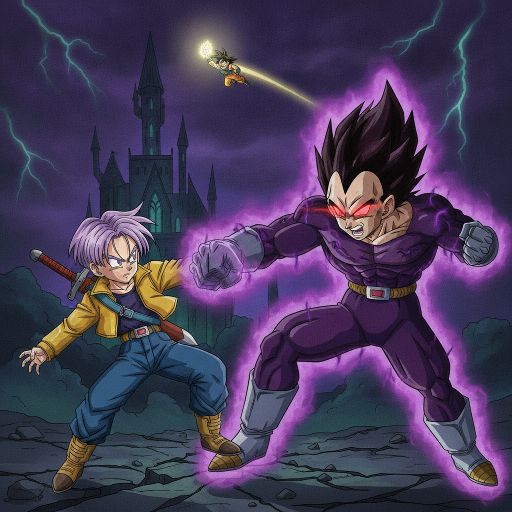 Goku and the Vampire Saiyan's Curse