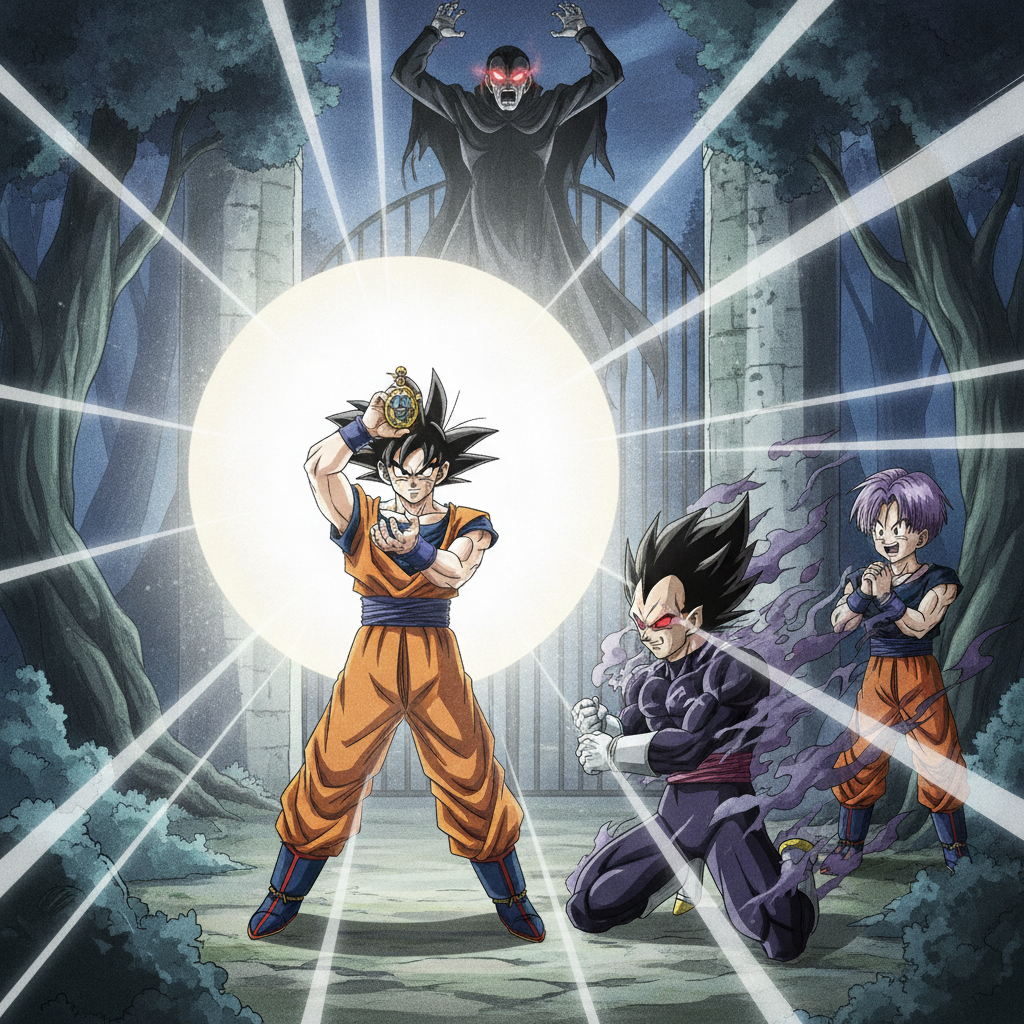 Goku and the Vampire Saiyan's Curse