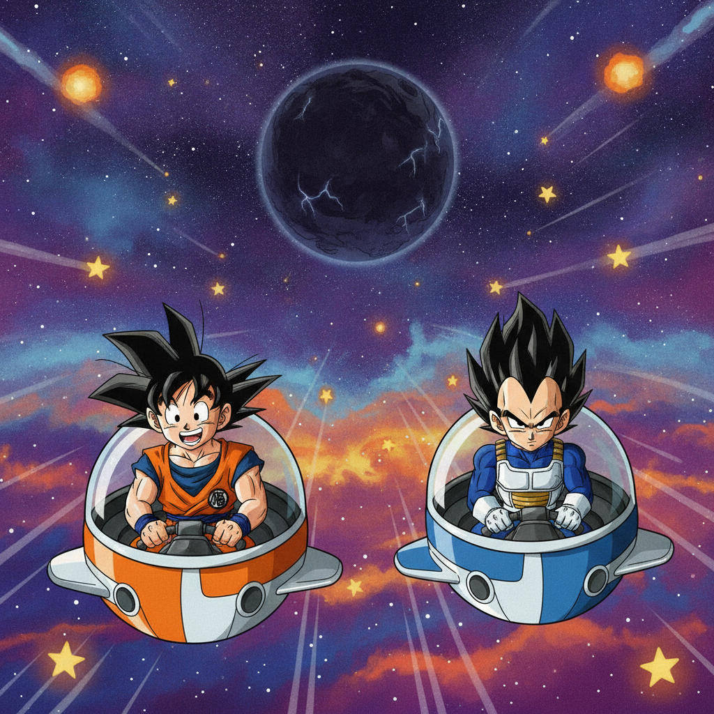 Goku and the Vampire Saiyan's Curse