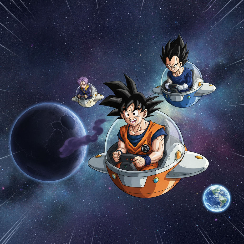 Goku and the Vampire Saiyan's Curse